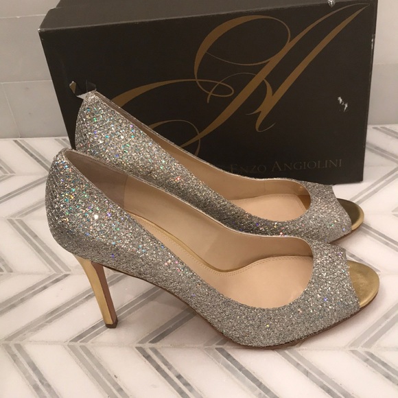 enzo angiolini sparkle heels